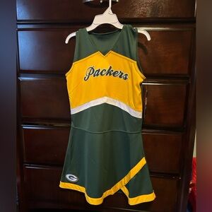 NFL Green and Yellow Kids Dress